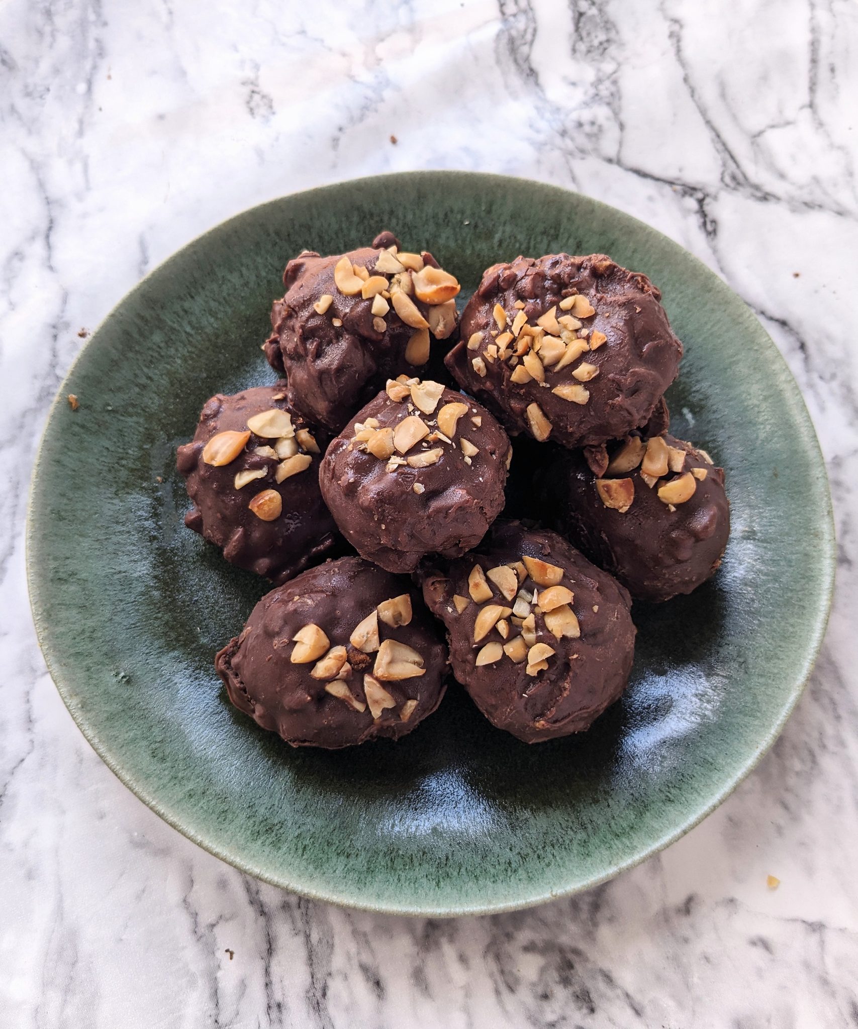Puff Puff chocolate and caramel Truffle